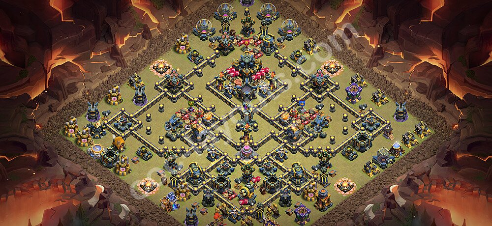 Die Clan War Base RH17 + Link, Anti Alles 2026 - COC Rathaus Level 17 Kriegsbase (CK / CW) - #164