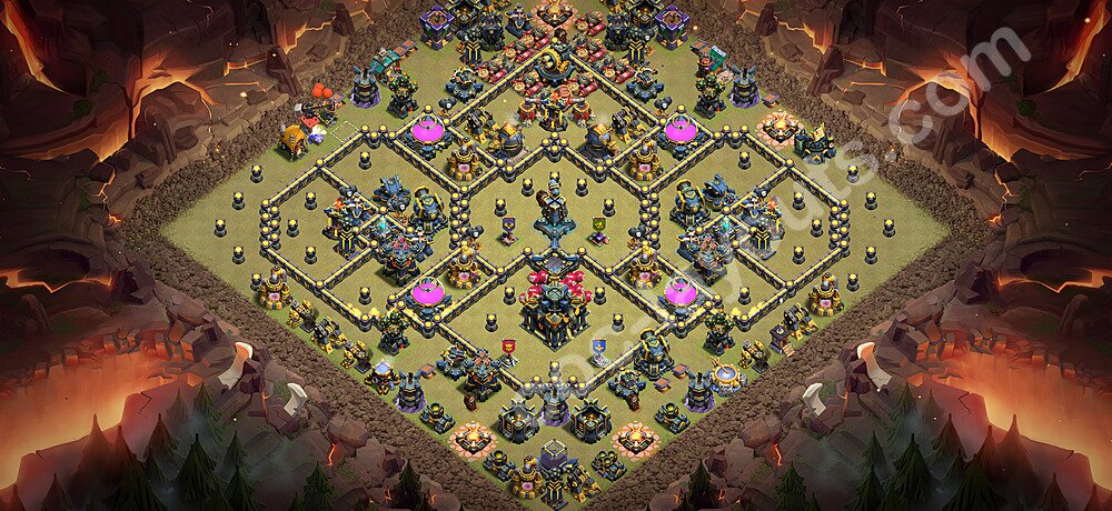 Die Clan War Base RH17 + Link, Anti Alles 2026 - COC Rathaus Level 17 Kriegsbase (CK / CW) - #165
