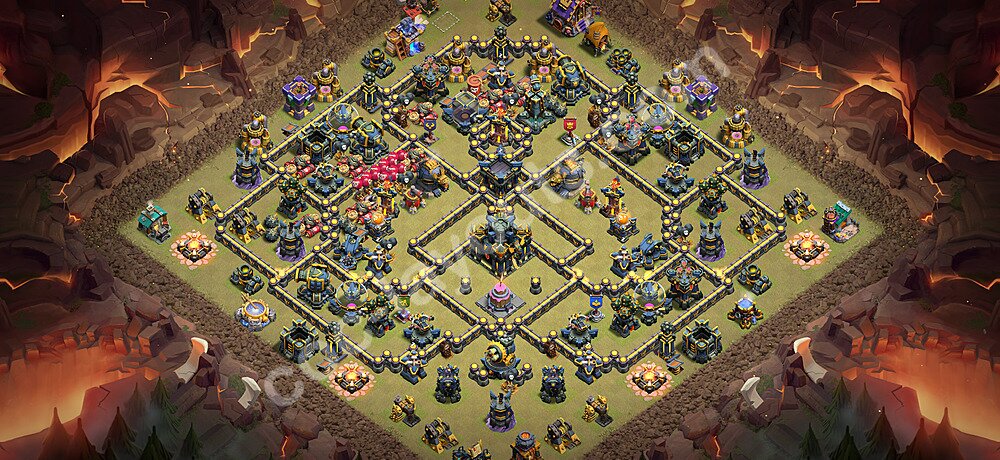 Die Clan War Base RH17 + Link 2026 - COC Rathaus Level 17 Kriegsbase (CK / CW) - #168