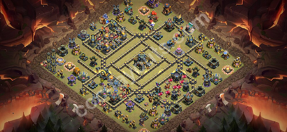 Die Clan War Base RH17 + Link 2026 - COC Rathaus Level 17 Kriegsbase (CK / CW) - #169