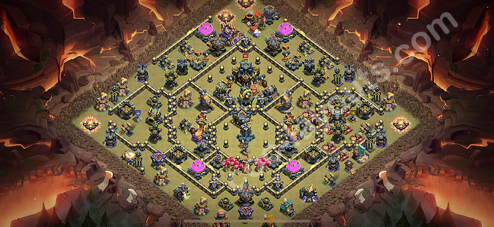 Top Base de Guerre HDV 17 + Lien (Link) 2025 gdc - Hôtel de Ville 17 Base Copier - #179