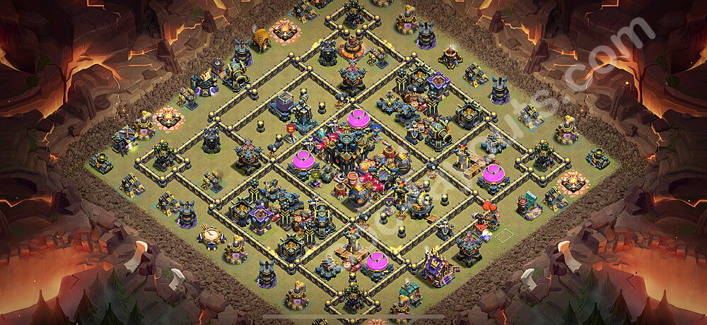 База ТХ 17 2025 для Лиги Войны Кланов (КВ / ЛВК) Скопировать, Анти-Воздух / Электродракон, Гибридные, #66
