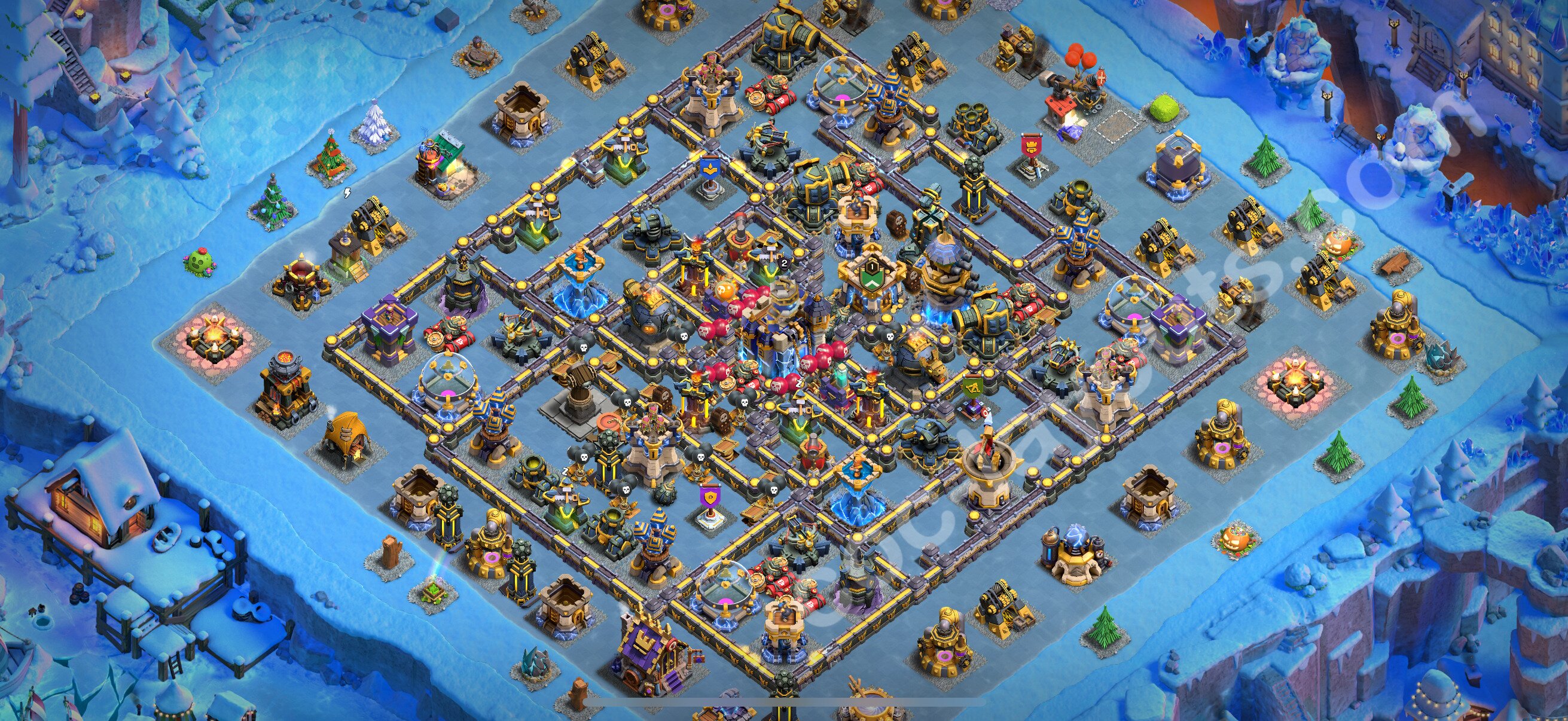 Best Anti 3 Stars Base TH18 With Link 2026 Town Hall Level 18 Base Th18 Defence 10 