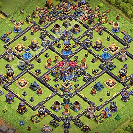 Anti Everything TH18 Base Plan with Link, Copy Town Hall 18 Design 2026, #1