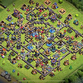 Ustawienie bazy do obrony TH18 z linkiem, Legenda Ligi - Ratusz poziom 18 - COC 2026 - #12