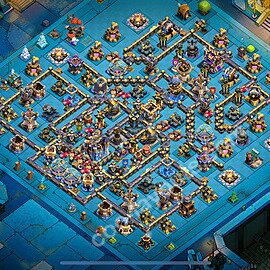 Ustawienie bazy do obrony TH18 z linkiem, Legenda Ligi - Ratusz poziom 18 - COC 2026 - #21