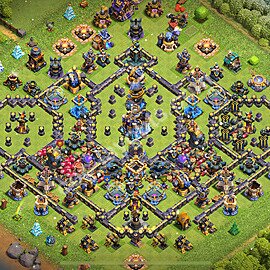 Ustawienie bazy do obrony TH18 z linkiem - Ratusz poziom 18 - COC 2026 - #25