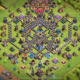 TH18 Trophy Base Plan with Link, Legend League, Copy Town Hall 18 Base Design 2026, #41