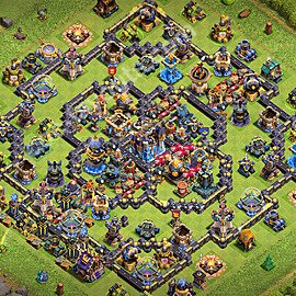 TH18 Anti 3 Stars Base Plan with Link, Hybrid, Copy Town Hall 18 Base Design 2026, #6