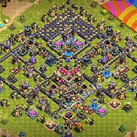TH18 Trophy Base Plan with Link, Legend League, Copy Town Hall 18 Base Design 2026, #60