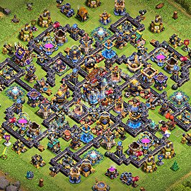 Gute Base für Verteidigung RH18 + Link 2026 -  COC Rathaus 18 Kopieren Base - #73