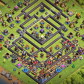 TH18 Anti 3 Stars Base Plan with Link, Copy Town Hall 18 Base Design 2026, #81
