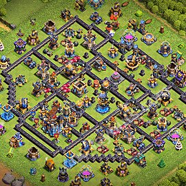 TH18 Anti 3 Stars Base Plan with Link, Anti Air / Electro Dragon, Copy Town Hall 18 Base Design 2026, #82