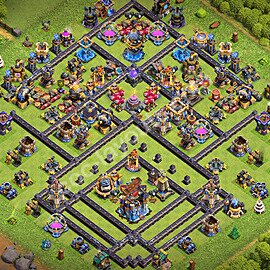 Anti Everything TH18 Base Plan with Link, Copy Town Hall 18 Design 2026, #84