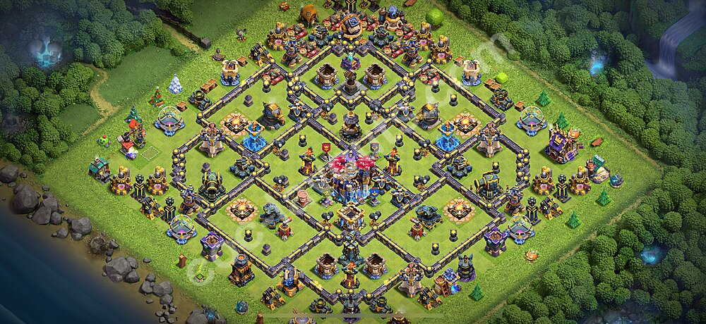 Ustawienie bazy do obrony TH18 z linkiem - Ratusz poziom 18 - COC 2026 - #1