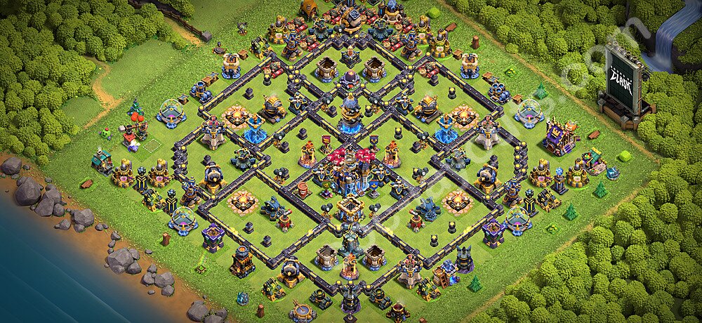 Anti Everything TH18 Base Plan with Link, Copy Town Hall 18 Design 2026, #1