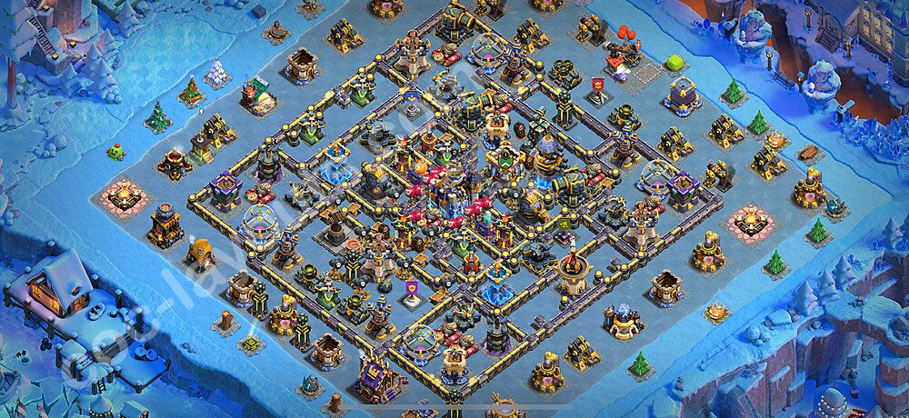 Diseño de aldea Anti 3 Estrellas Ayuntamiento 18 Copiar - COC TH18 Perfecta Distribucion 2026 + Enlace - #10