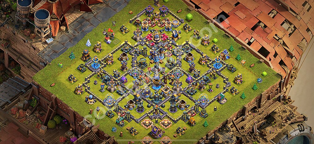 Топ Расстановка базы ТХ 18 2026 Анти Дркаон Скопировать, Гибридные / Анти Воздух + Ссылка, #15