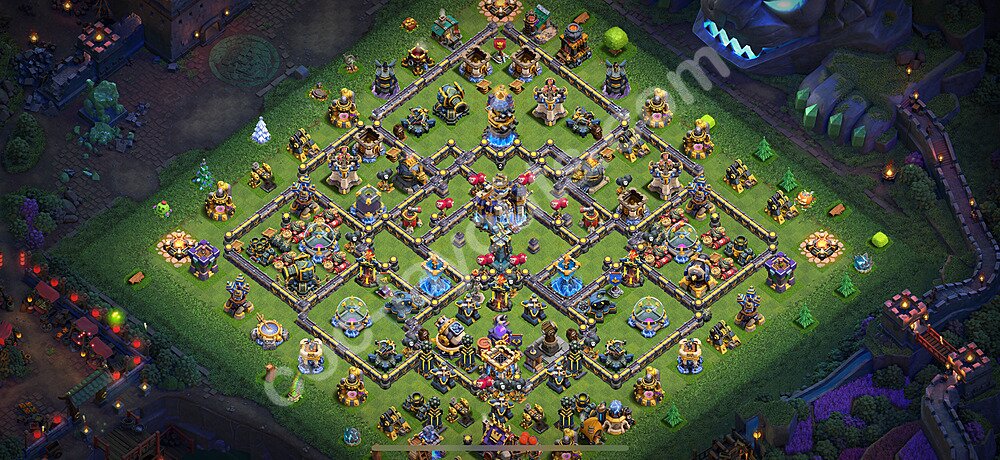 Ustawienie bazy do obrony TH18 z linkiem, Anty Wszystko - Ratusz poziom 18 - COC 2026 - #16