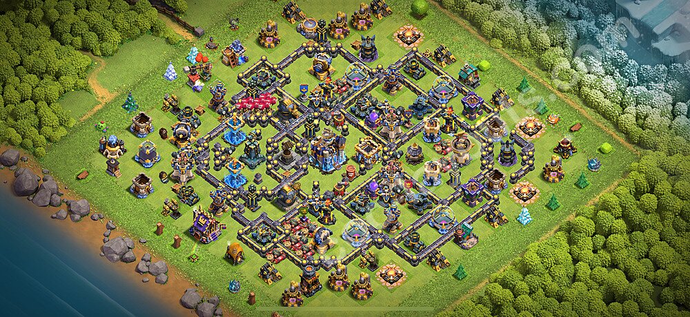 Ustawienie bazy do obrony TH18 z linkiem - Ratusz poziom 18 - COC 2026 - #19