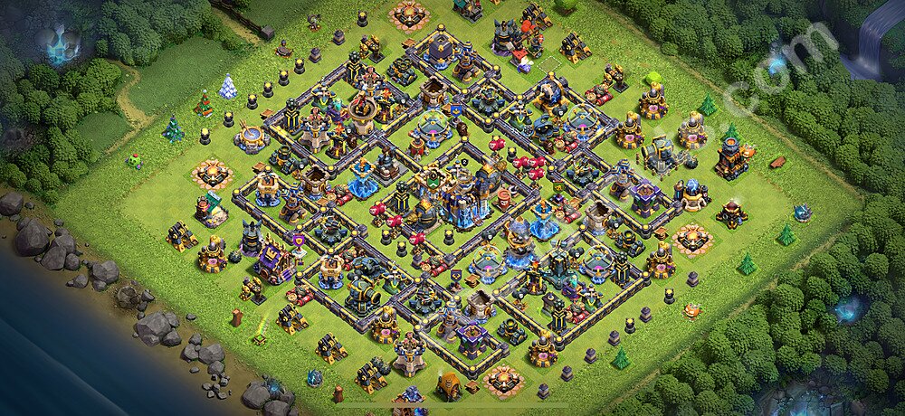 Ustawienie bazy do obrony TH18 z linkiem, Legenda Ligi - Ratusz poziom 18 - COC 2026 - #2