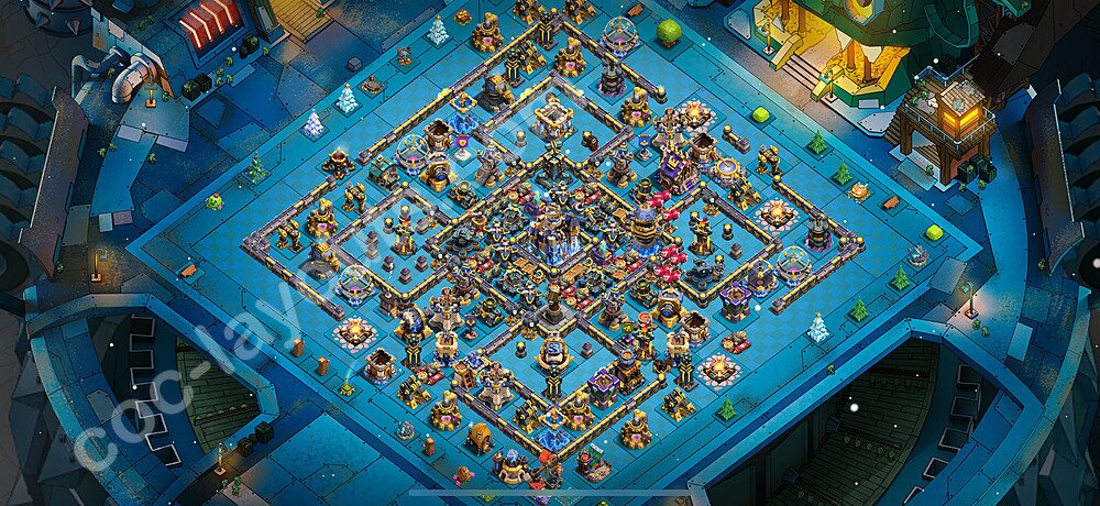 Ustawienie bazy do obrony TH18 z linkiem, Legenda Ligi - Ratusz poziom 18 - COC 2026 - #22
