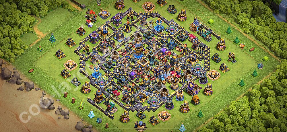 Топ Расстановка базы ТХ 18 2026 Анти 3 Звезды Скопировать, Гибридные, #32