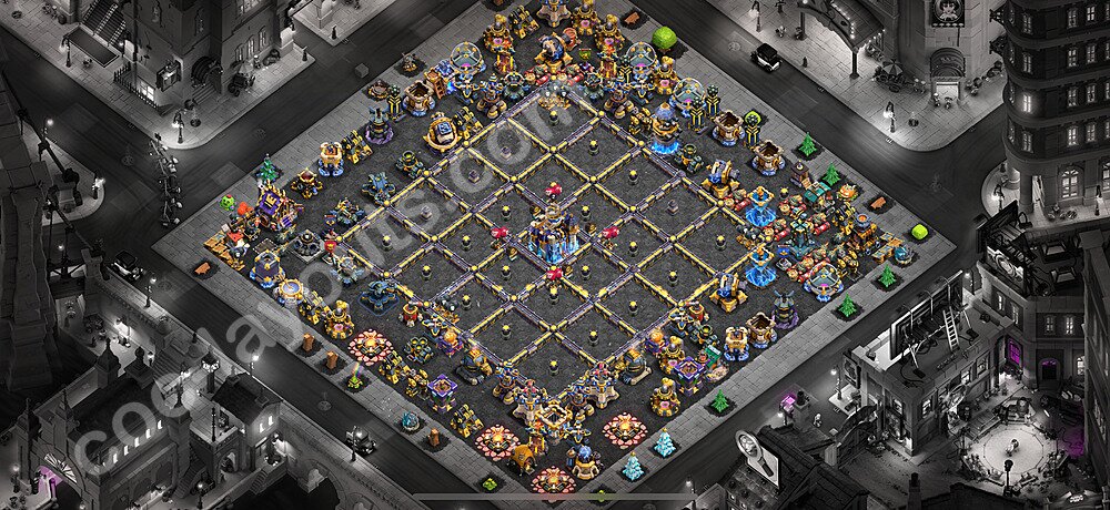 Municipio livello 18 Base + Link - Miglior Disposizione Villaggio per Difesa COC 2026 TH18 - #34