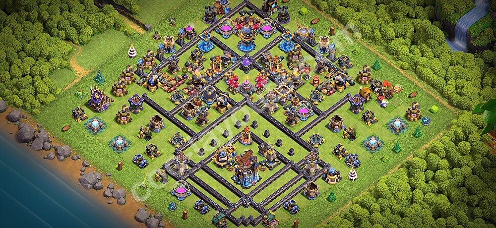 Anti Everything TH18 Base Plan with Link, Copy Town Hall 18 Design 2026, #84