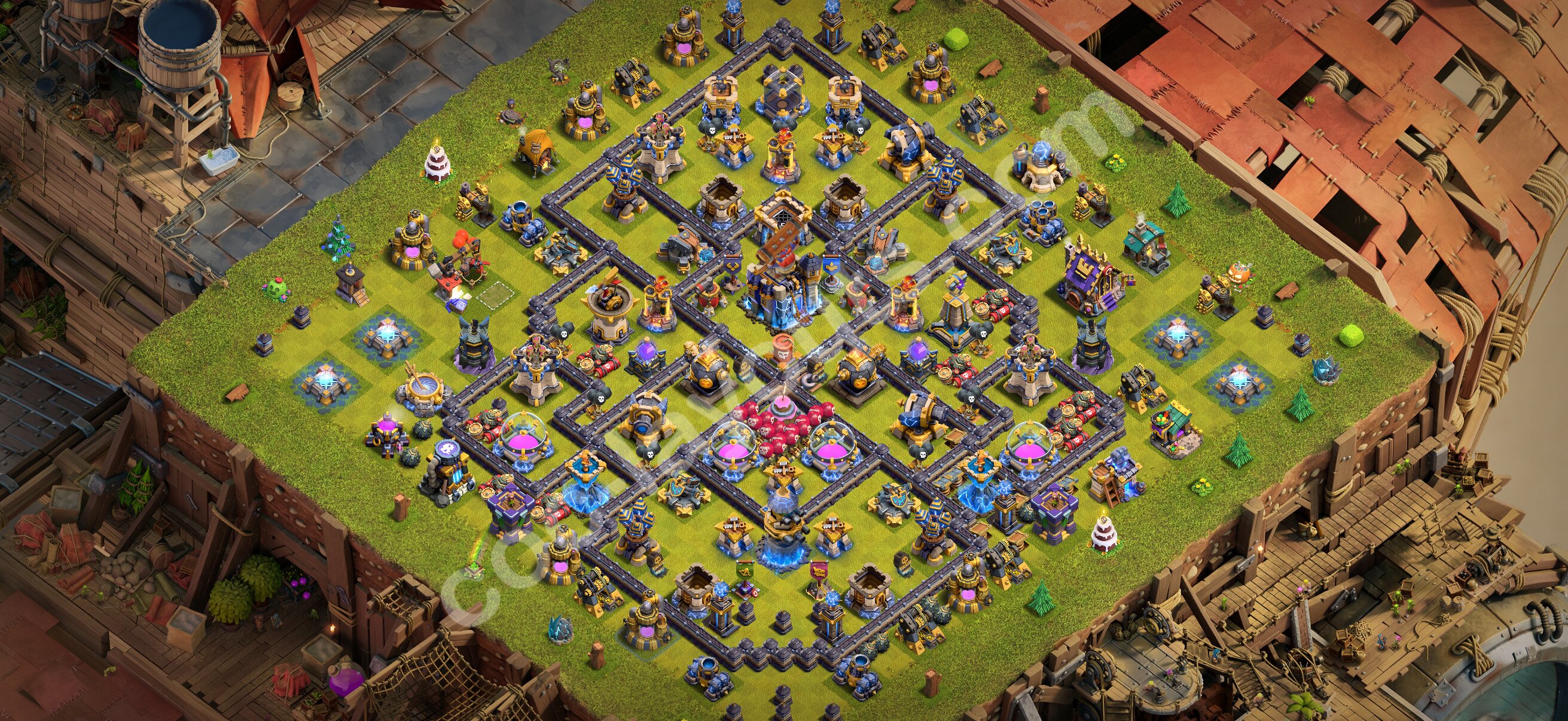 TH18 Farming Base #22 – TH18 layout preview