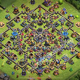 Ustawienie bazy do farma TH18 z linkiem, Anty 3 Gwiazdki, Anty Powietrze / Electro Smok - Ratusz poziom 18 - COC 2026, #1