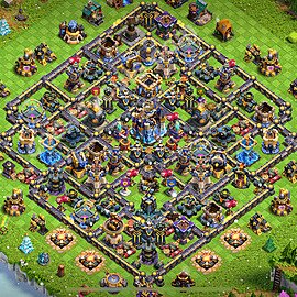 Farming Base Village HDV 18 + Lien (Link) 2026 - Hôtel de Ville 18 Base Copier - #14