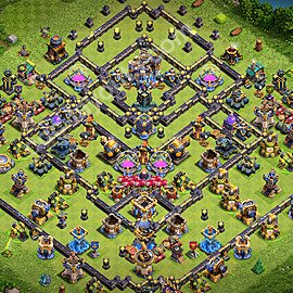 Base plan TH18 (design / layout) with Link, Anti 3 Stars, Hybrid for Farming 2026, #20