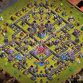 Base plan TH18 (design / layout) with Link, Anti 3 Stars, Hybrid for Farming 2026, #22