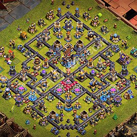 Base plan TH18 (design / layout) with Link, Anti 3 Stars, Hybrid for Farming 2026, #22