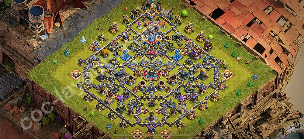 Ustawienie bazy do farma TH18 z linkiem - Ratusz poziom 18 - COC 2026, #10