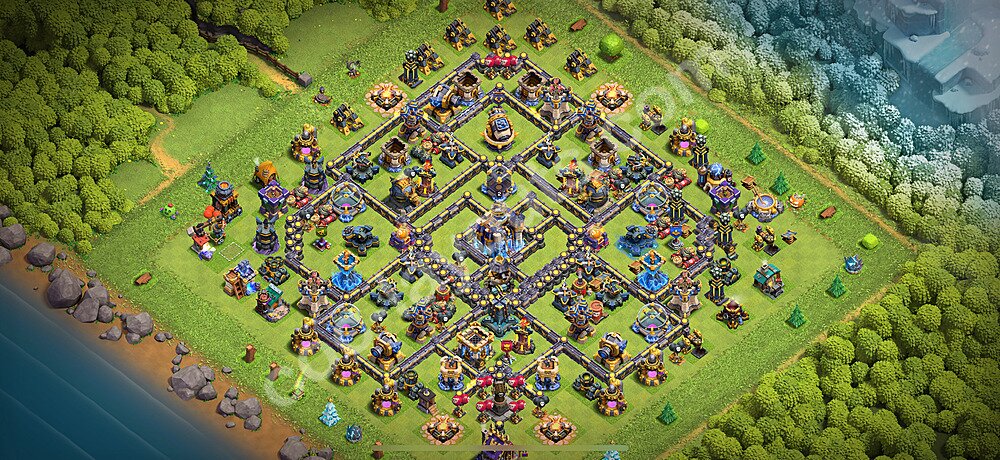 Расстановка базы ТХ 18 2026 для фарма / защиты ресурсов Скопировать, Анти 3 Звезды, Гибридные, #17