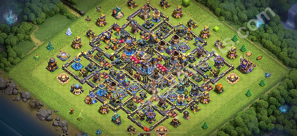 Ustawienie bazy do farma TH18 z linkiem, Anty Wszystko - Ratusz poziom 18 - COC 2026, #9