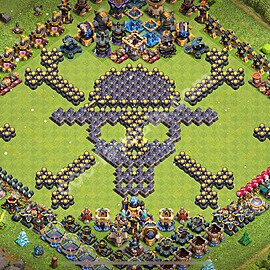 Ustawienie baza Troll Funny TH18 z linkiem - Ratusz poziom 18 - COC 2026 - #10