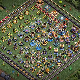 Top Base de Troll Funny HDV 18 + Lien (Link) 2026 - Hôtel de Ville 18 Art Base Copier - #13