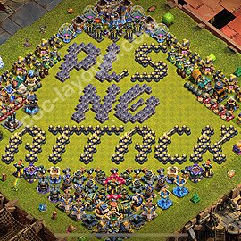 Municipio livello 18 Troll Funny Base + Link - Miglior Art Disposizione Villaggio COC 2026 TH18 - #3