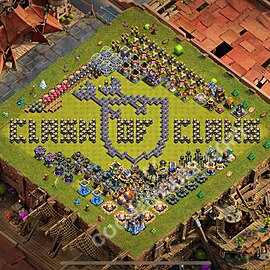 Ustawienie baza Troll Funny TH18 z linkiem - Ratusz poziom 18 - COC 2026 - #4