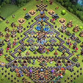 Ustawienie baza Troll Funny TH18 z linkiem - Ratusz poziom 18 - COC 2026 - #5