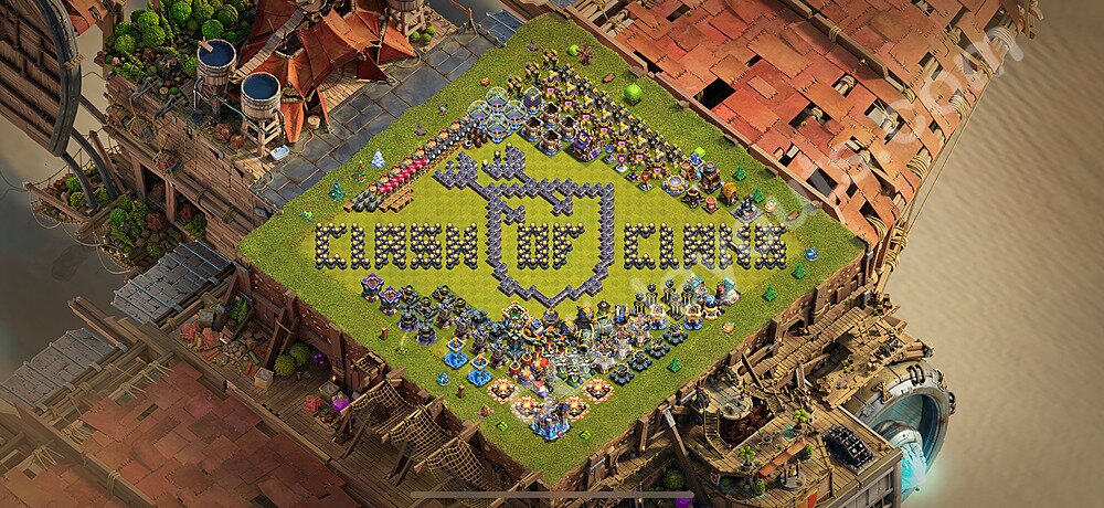 Ustawienie baza Troll Funny TH18 z linkiem - Ratusz poziom 18 - COC 2026 - #4