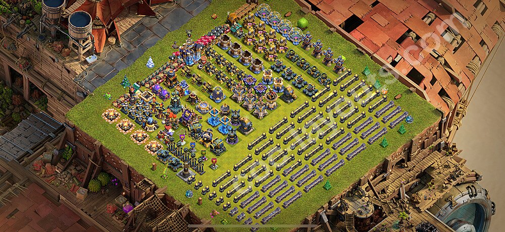 Ustawienie baza Troll Funny TH18 z linkiem - Ratusz poziom 18 - COC 2026 - #6