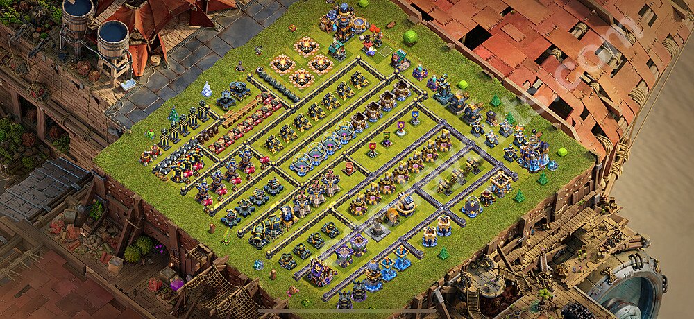 Municipio livello 18 Troll Funny Base + Link - Miglior Art Disposizione Villaggio COC 2026 TH18 - #7