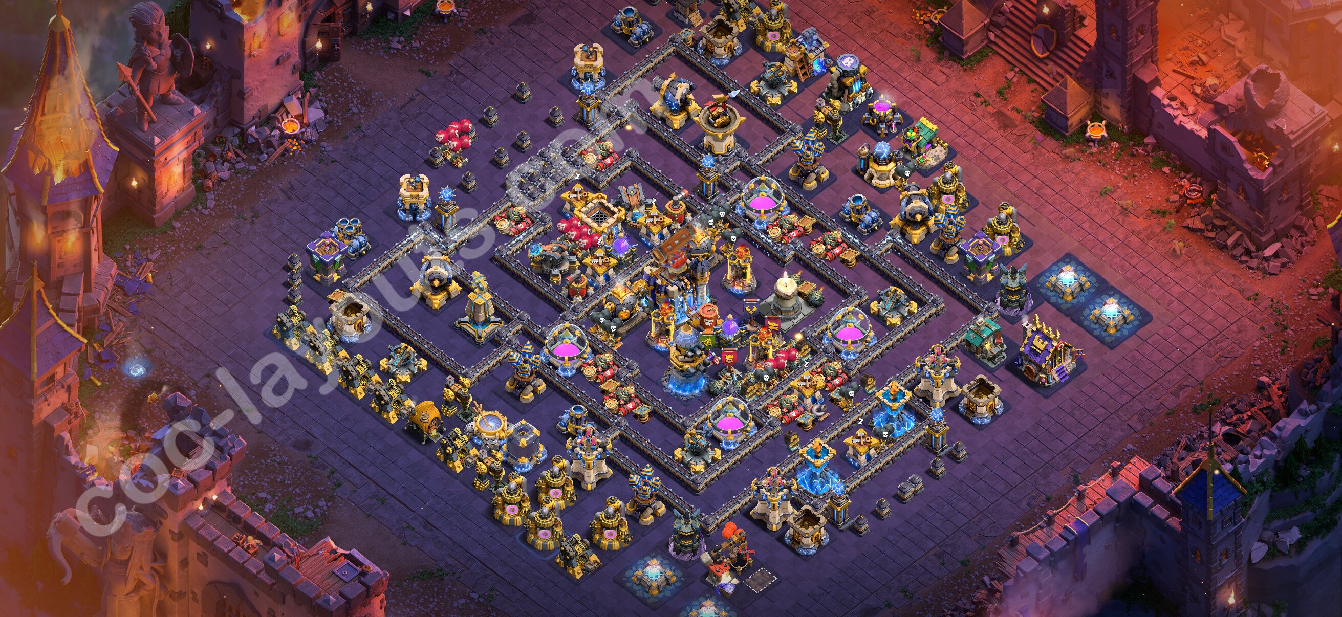 TH18 War Base #177 – TH18 layout preview