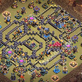 TH18 War Base Plan with Link, Copy Town Hall 18 CWL Design 2026, #105