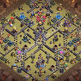 Diseño de aldea para Guerra Ayuntamiento 18 Copiar - COC TH18 Perfecta Distribucion 2026 + Enlace - #110