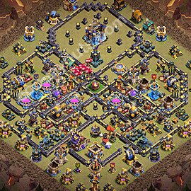 Municipio livello 18 Base di Guerra + Link - Miglior Disposizione Villaggio COC 2026 TH18 - #112